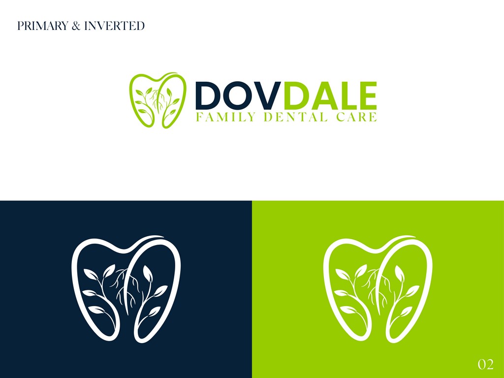 Dovdale Dental Care Logo Design and Branding
