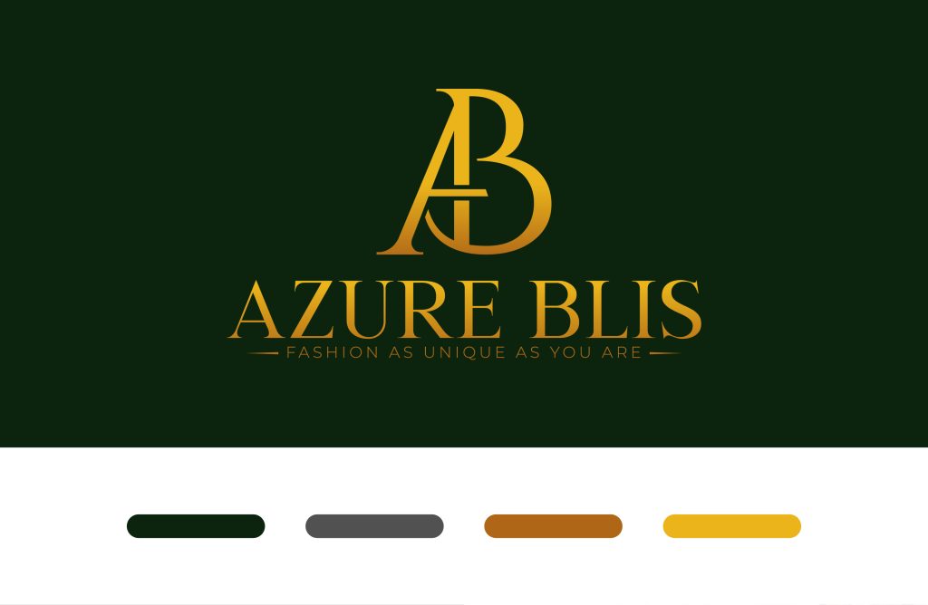 Azure Blis Luxury Logo Design and Branding
