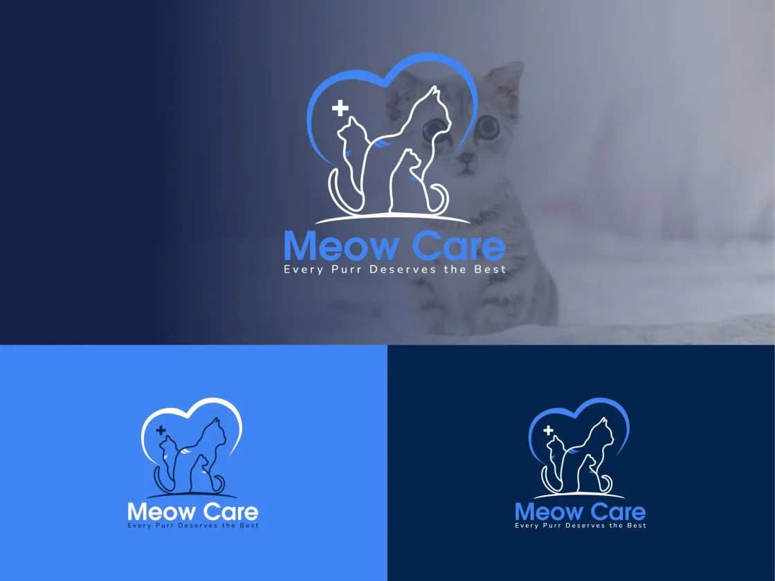 Meaw Care Logo Design