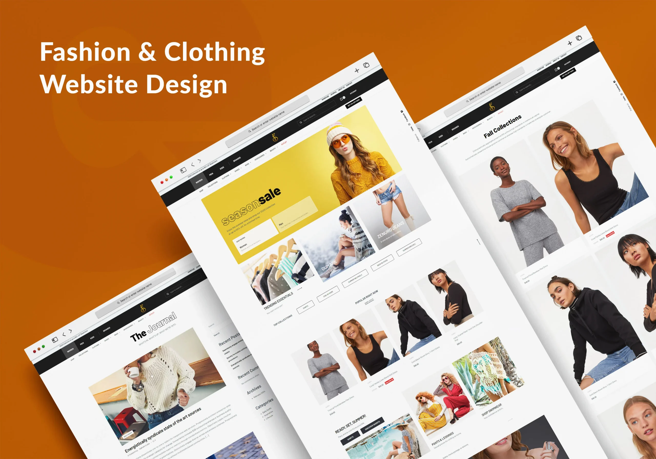 Fashion & Clothing Website Design