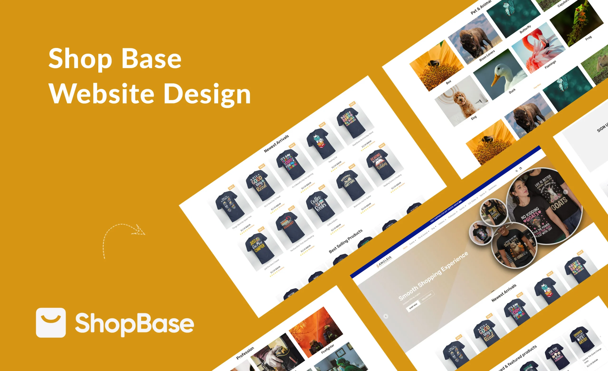 Shop Base Product Website Design