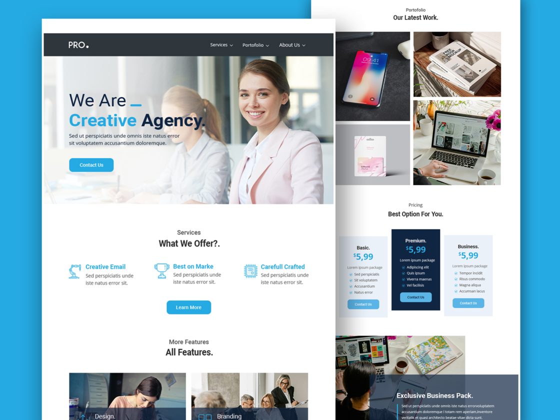 Creative Agency Email Template Design & Develop